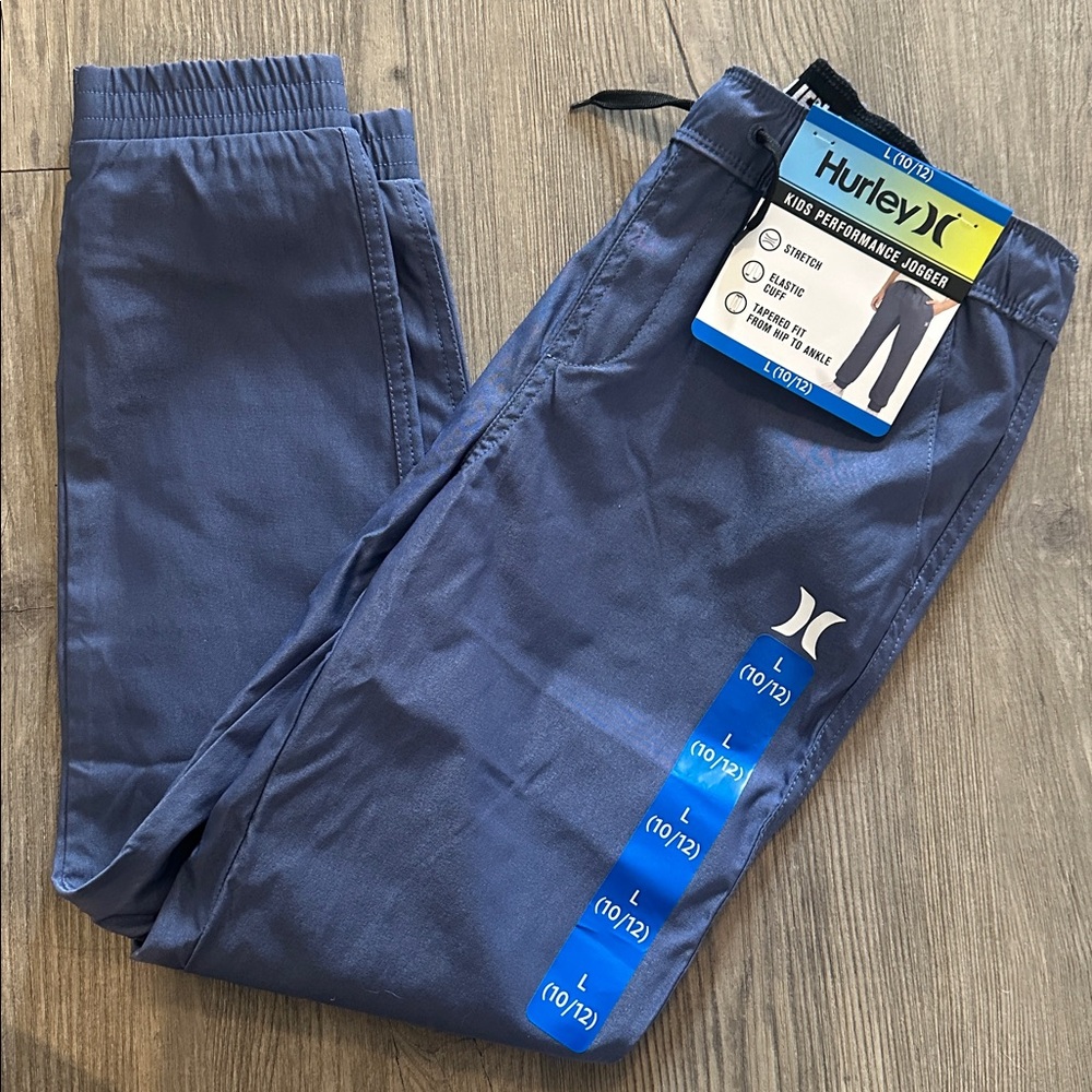 Hurley Kids Performance Joggers NWT size 10/12